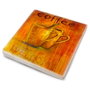 Hermia TBA7436502215285 Felpudo de Cristal 100% Piedra Natural (4 Piezas) 10x10x1 cm